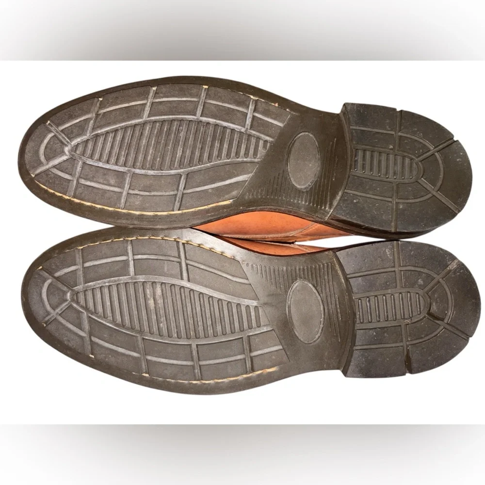 Antica Cuoieria Men’s Brown Leather Dress Shoes Italy Size‎ 11D